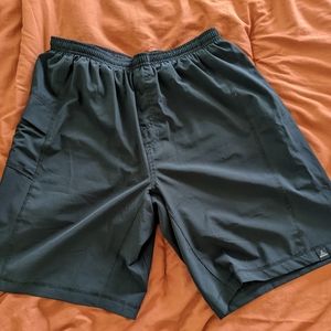 Men's prAna Black Yoga Shorts Athletic Running